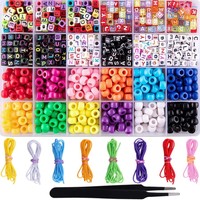 1000 StüCke Armband Perlen Machen Abc Perlen Perlen Buchstaben Alphabe3921