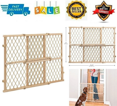 #ad #ad Pet Dog Gate Child Baby Safety Puppy Cat Door Expandable Barrier Plastic Fence $20.97