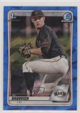 2020 Bowman Chrome Draft Sapphire Edition RJ Dabovich #BD-148 fm0