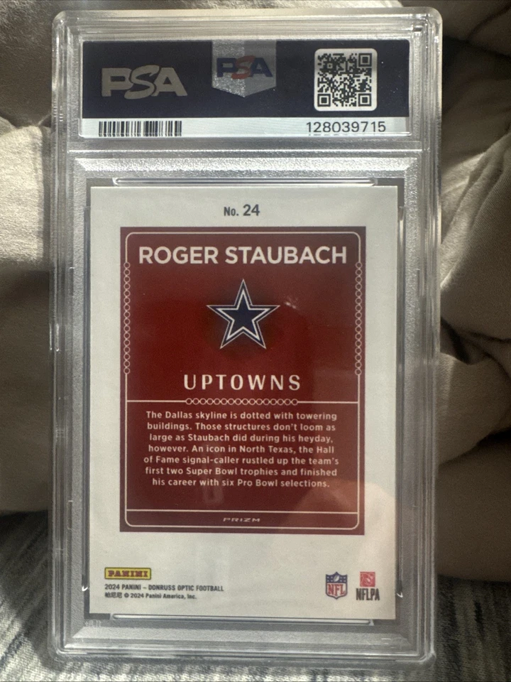 Panini Donruss Optic 2024 - Uptowns Roger Staubach #24 - Imagem 2 de 4