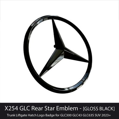 Mercedes Benz GLC X254 SUV Gloss Black Rear Star Badge 2023+ OE