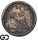 1857 Seated Liberty Half Dime