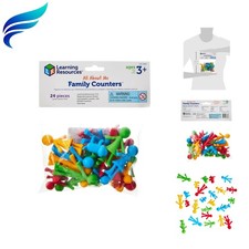 Family Counters Smart Pack, Tactile Learning, Counting  Sorting Toy, SEL, 24...