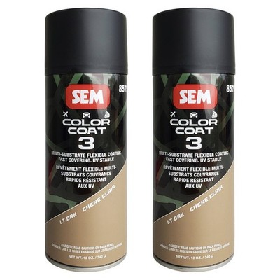 SEM 85753 Color Coat 3 Light Oak Flexible Coating 12 oz. (2 Pack)