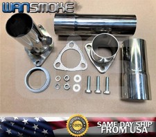 TELESCOPING 2.5" EXHAUST PIPE EXTENSION ADJUSTABLE FOR INTEGRA CIVIC TYPE-R JDM