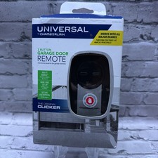 Universal by Chamberlain REMOTE 2 Button Garage Door Opener KLIK5U-SS 3982/NEW