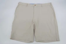 Peter Millar Shorts Mens 36 Crown Crafted Stealth Performance Chino Beige Khaki