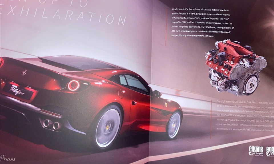 2017 Ferrari Portofino | Hard Cover Sales Brochure | Factory Ferrari Issued - Image 4 of 4