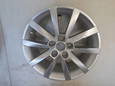 1x Alufelge 16 Zoll 6.0'' 5x112 38ET Glanz Silber 657601025 Skoda Rim Wheel