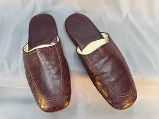 "Verde International" D 41.5 42 men's leather slippers men's leather slippers