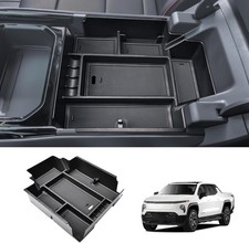 Center console organizer tray compatible with Chevrolet Silverado EV 2024-2025,
