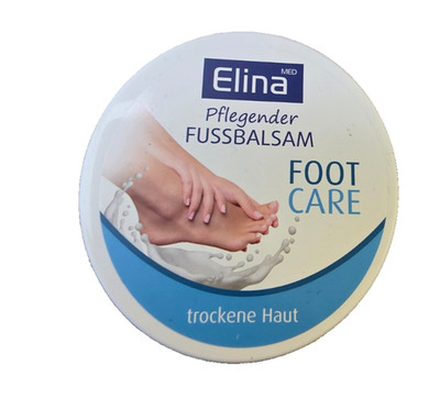 Elina Crem Fußbalsam 150ml vitalisierend für beanspruchte trockene rissige Füße