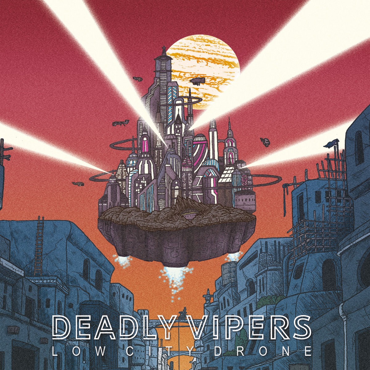 Альбом Deadly Vipers Low City Drone (CD) в диджипаке (ограниченное издание)