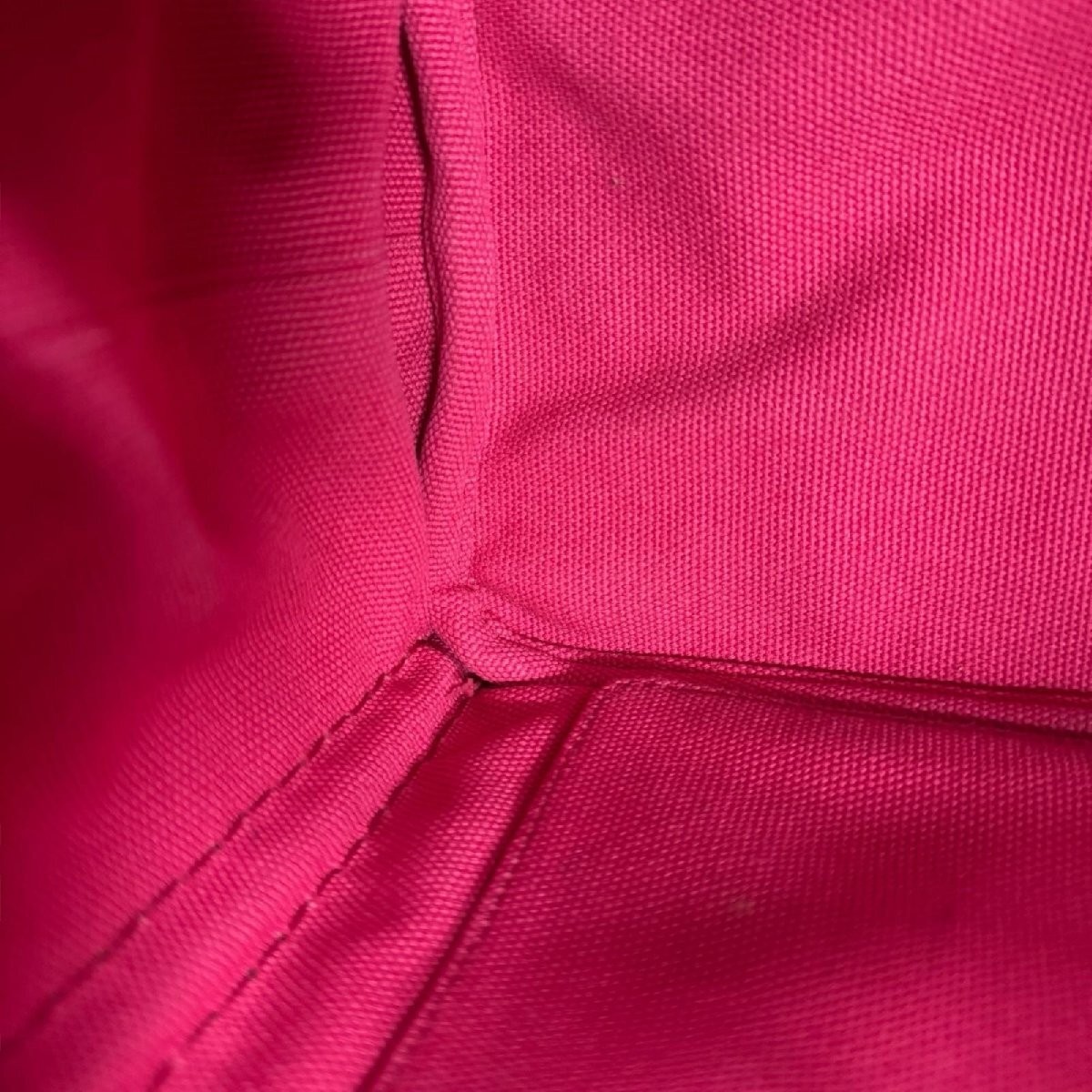 Prada Canapa Tote SS Shoulder Bag Canvas 1BG439 Pink Ladies PRADA Used from japa thumbnail 10