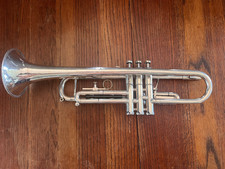 Getzen 590S Capri Sliver Plated Bb Trumpet with First Valve Trigger