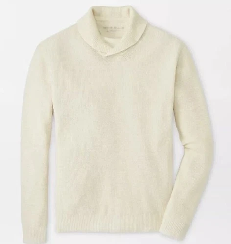 PETER MILLAR XL Savona Waffle Popover Sweater Merino Wool & Linen NWT $400