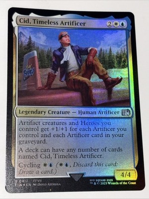 Magic the Gathering - Cid, Timeless Artificer (0412) Final Fantasy Foil Magic
