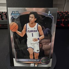 2025 Topps Bowman Chrome 1st Xaivian Lee #BCP-28  Florida Gators Basketball