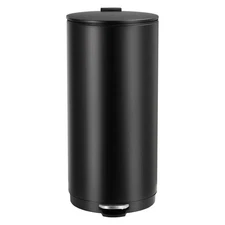 8 Gallon Round Trash Can Step Stainless Steel Kitchen Garbage Bin Soft Close Lid