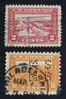 CKStamps: US Stamps Collection Scott#398 404 Used #404 Perfin