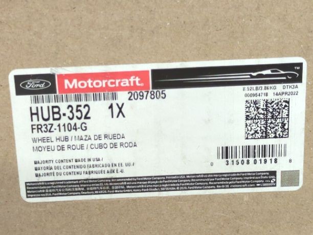 Ford GT 2015-2023 Rear Wheel hub
