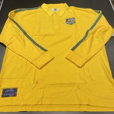 1987 Australia Ellis Rugby Jersey Men’s 4XL Retro Remake Long Sleeve BNWT