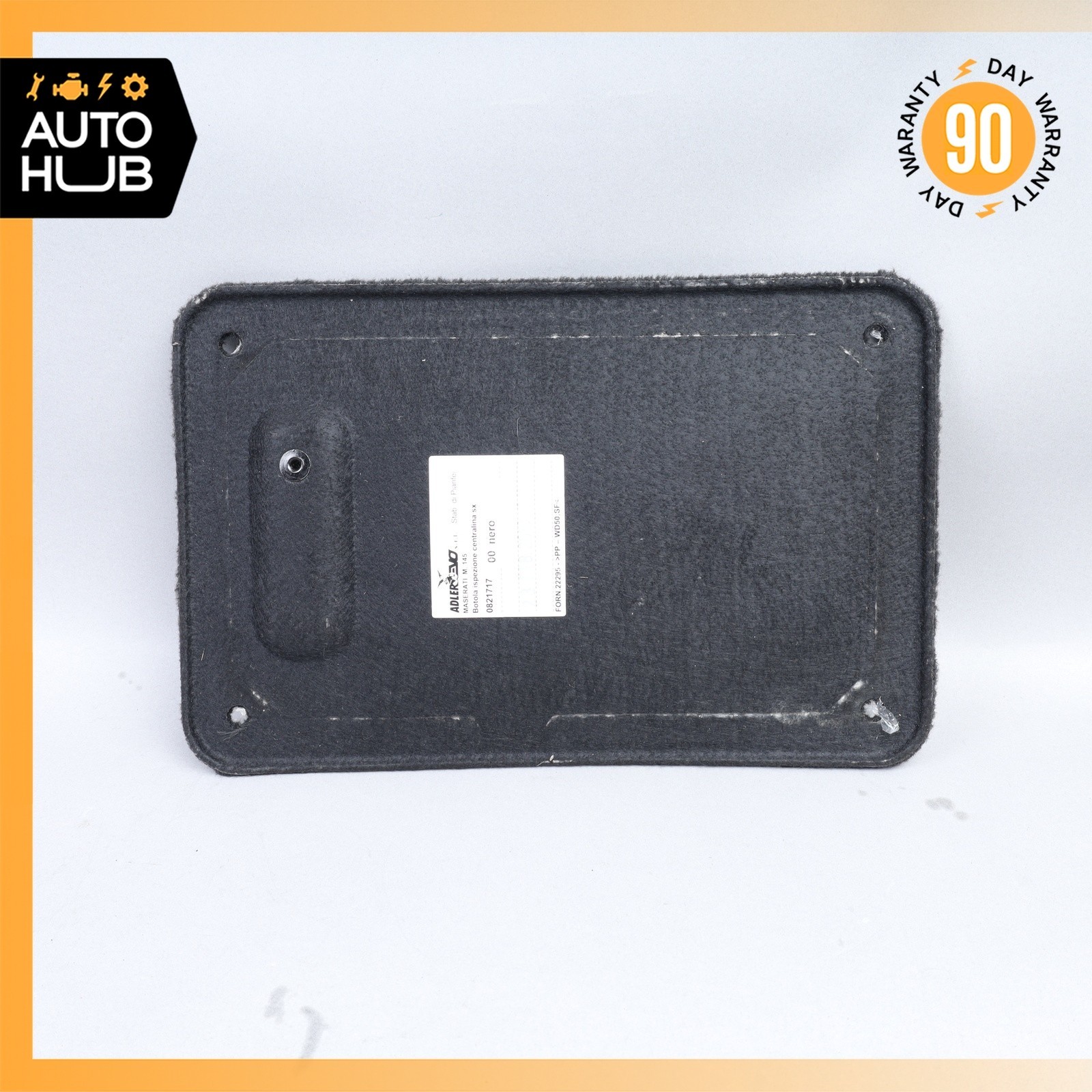 10-19 Maserati GranTurismo M145 Rear Trunk Right Carpet Cover Panel 81574606 OEM