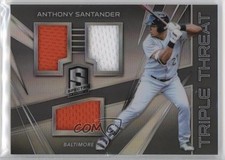 2018 Chronicles Spectra Triple Threat Materials 25/199 Anthony Santander ex0