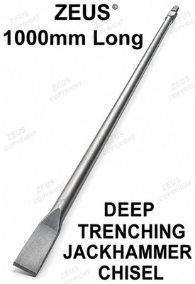 1 Metre LONG JACK HAMMER CHISEL HITACHI 30mm HEX 1000mm JACKHAMMER CHISELS BITS