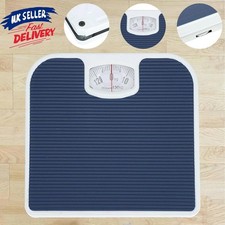 Accurate Mechanical Dial Bathroom-Scales Weighing Scale Body Weight Blue 130Kg