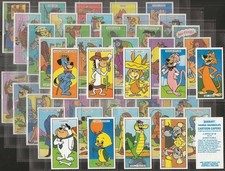 BASSETT - JUEGO COMPLETO - HANNA BARBERAS DIBUJOS ANIMADOS ALCAPARRAS 1984 (48 CARTAS) EXCELENTE+++