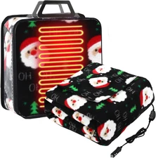 58 X 43 Inches Car Electric Blanket 12 Volt Heated Car Blanket with Temperature 