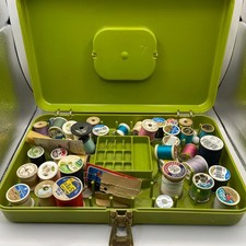 VTG Wilson Sewing Kit Case Avocado 70s Retro ...