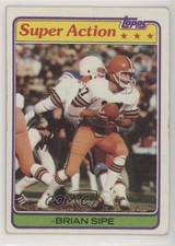 1981 Topps Brian Sipe #486 0e7r
