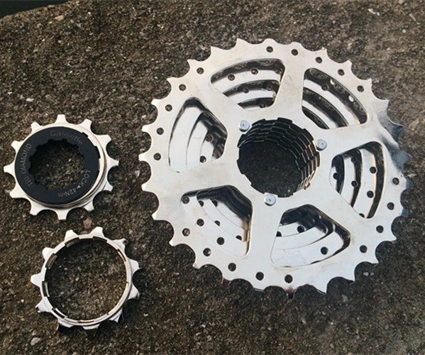 Mountain Bicycle 7/8 Speeds Gear Cassette MTB Road Cycling Bike 11-28T Cassettes - Image 2 of 3