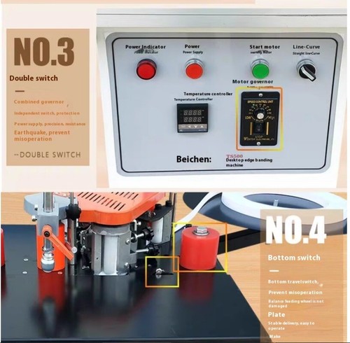 Woodworking Manual Automatic Polishing Sealing and Trimming Integrated Machine - Picture 6 of 17