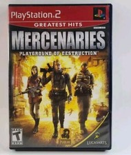Mercenaries - Playground of Destruction PS2 Playstation 2 - Greatest Hits CIB