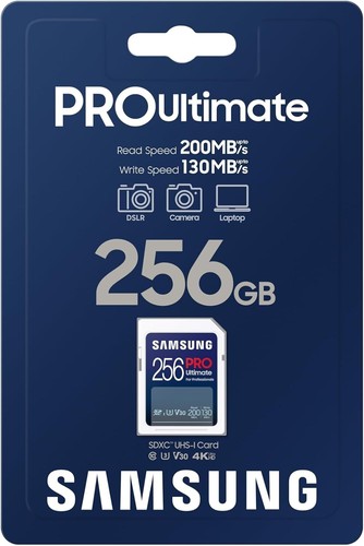 Karta pamięci Samsung SDXC Pro Ultimate Flash 64GB 128GB 256GB 512GB - Zdjęcie 7 z 9