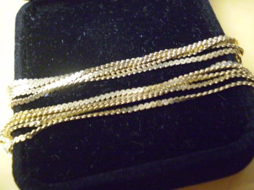 18K Yellow Gold Ladies (4) S-Link Bracelet 6.1 grams 7 1/2 Inch Length - Picture 3 of 3