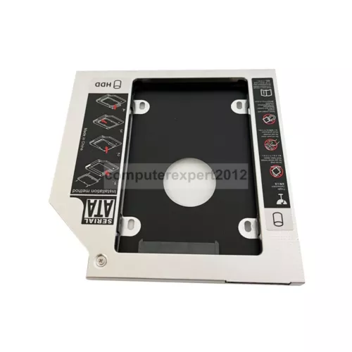 SATA 2nd Hard Drive SSD HDD Caddy Bay for Dell Latitude E5440 E5540 E6440 E6540