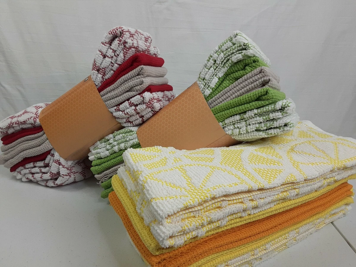 Kitchen Towels Set of 3, Cotton Dish Towels, Farmhouse Tea Towels, Red  Checkered Kitchen Towels, Bulk Hand Towel, Kitchen Decor, Red/white 