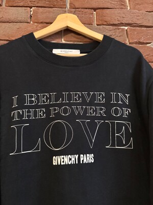 Givenchy Riccardo Tisci Power Of Love Black Sweatshirt XL | eBay