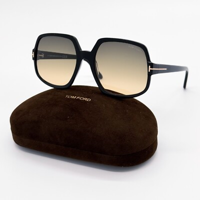 NEW TOM FORD DELPHINE-02 TF992 01B WOMEN SUNGLASSES FT0992/S