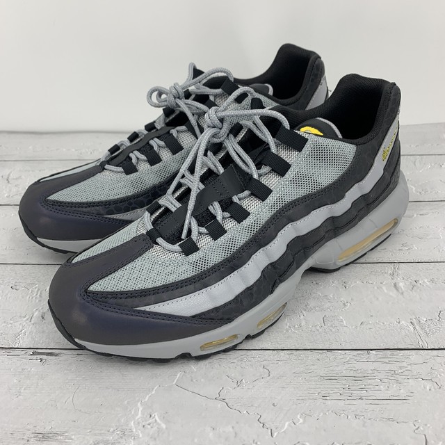 NIKE AIR MAX 95 SE REFLECTIVE BQ6523-001 OFF NOIR AMARILLO WOLF GREY SIZE 13 | eBay