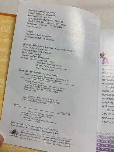 Crescendo com Jesus Coleção Devocional das Crianças Em Portuguese do Brasil - Picture 7 of 10