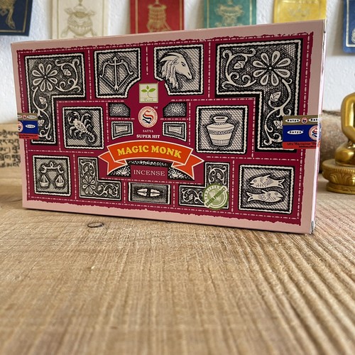 Satya Super Hit Magic Monk Incense sticks 1 x 15gm/3 x 15gm/12x15gm Boxes - Picture 3 of 3