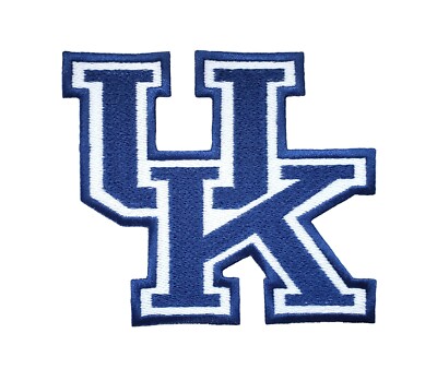 2)-University Of Kentucky Wildcats Vintage Style Embroidered Iron On Patches