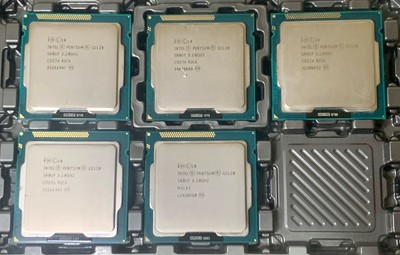 Lot Of 5 Intel Pentium G21 3 1ghz 3mb 5 Gt S Sr0uf Socket 1155 Cpu Ebay Lot Of 5 Intel Pentium G21 3 1ghz 3mb 5 Gt S Sr0uf Socket 1155 Cpu Ebay