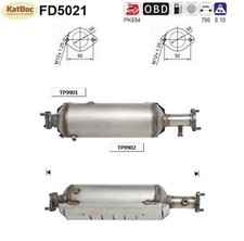 ✅ Ruß-Partikelfilter für KIA Sportage, 2.0 CRDi, 4WD, Euro 4