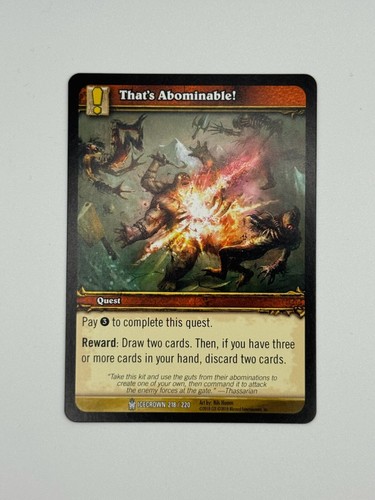 World of Warcraft Juego de cartas coleccionables Scourgewar: Icecrown Singles Juego completo - ¡Tú eliges! - Imagen 235 de 237